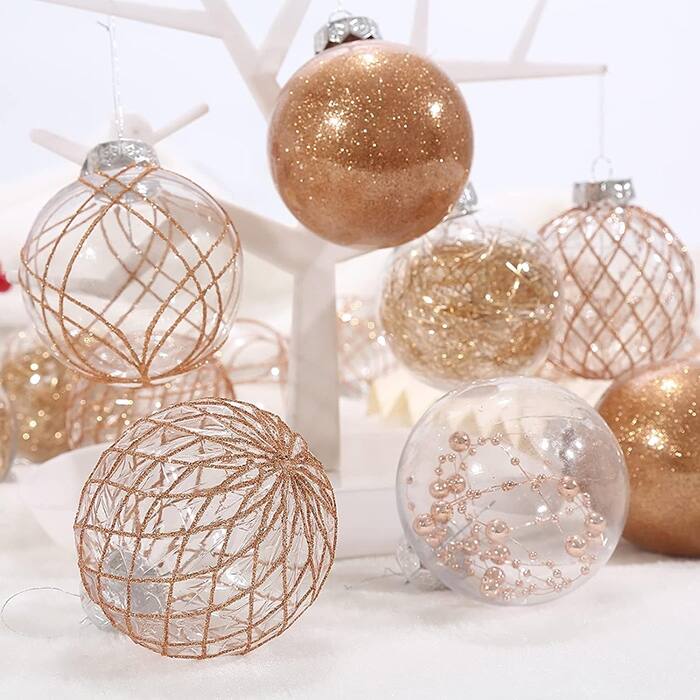 2.36" Clear Christmas Ball Ornaments - On Sale - Bed Bath & Beyond